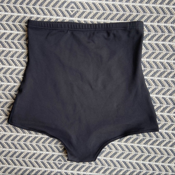 Brand new Etsy handmade black high-waisted retro boyshort swim bottoms - Picture 7 of 10
